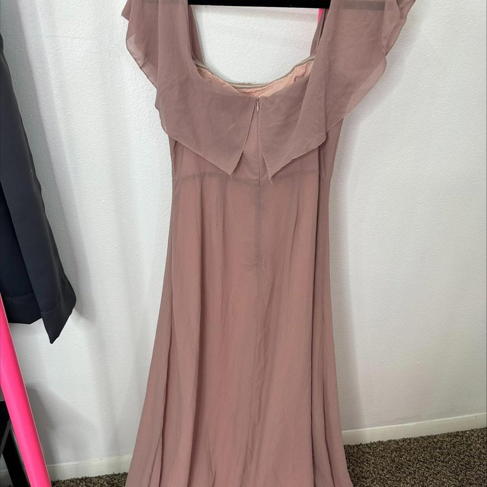 TOBI LONG DRESS WITH SLIT-SIZE M - Picture 2 of 7